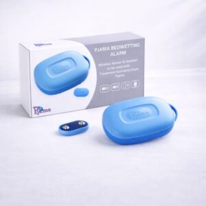 Enuresis Alarm Set including moisture sensor and speaker unit