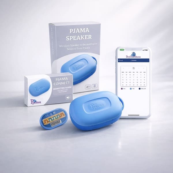 Allarme Pipì 2 In 1 Per Bambini E Anziani - 3 Modalità (Vibrazione, Musica, Luce) Con Timer 45/90/120 Min E Portata 50m