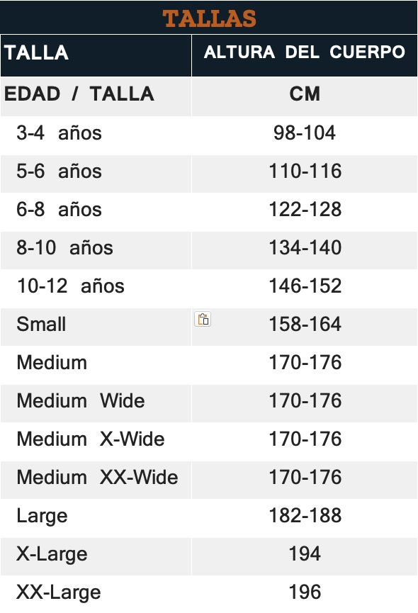 Storleksguide -storlekar SE