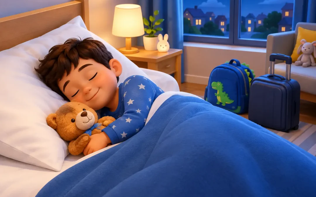 Dormir fuera de casa con enuresis sin estrés