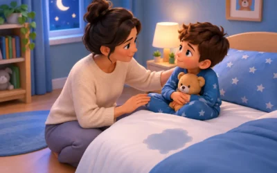 Gérer la honte du pipi au lit, sans pression