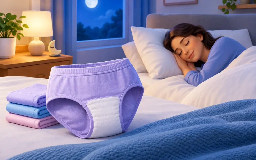 Pantaloni assorbenti per notti più serene