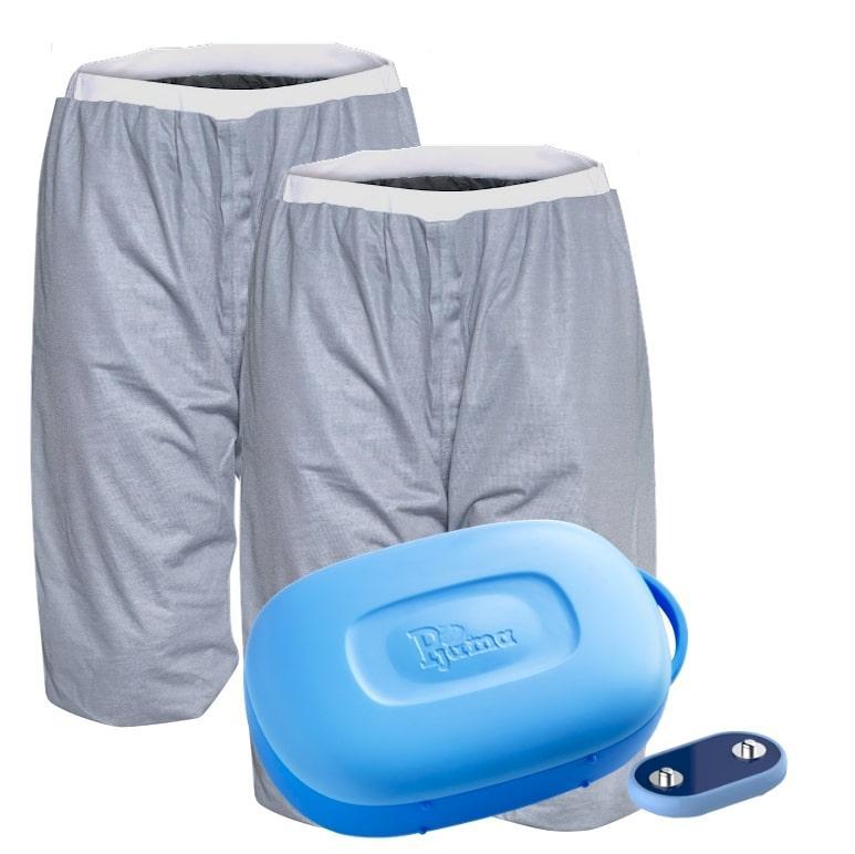 Treatment shorts with bedwetting alarm for frequent bedwetters.