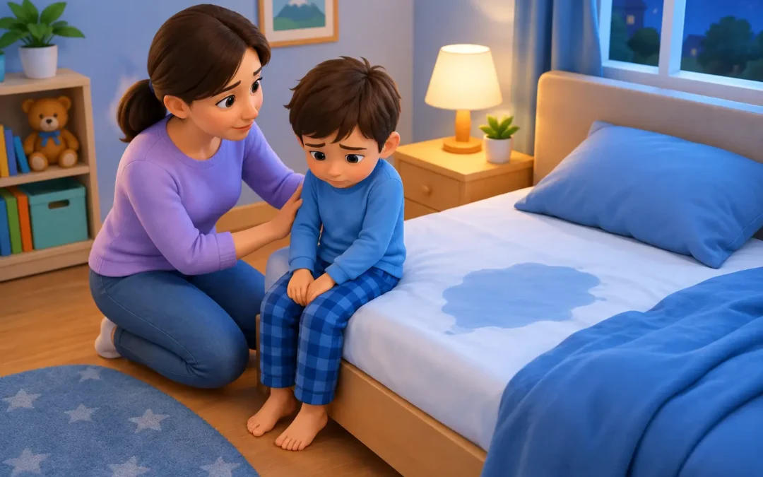 Qué hacer si un niño moja la cama por la noche